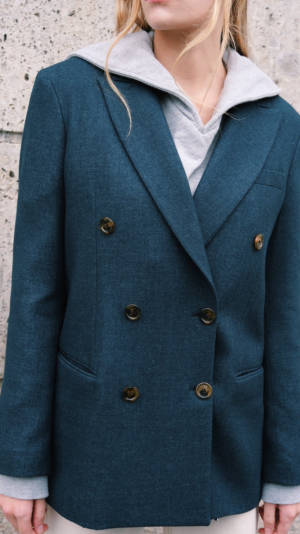 VICTORY Wool Shetland Blazer