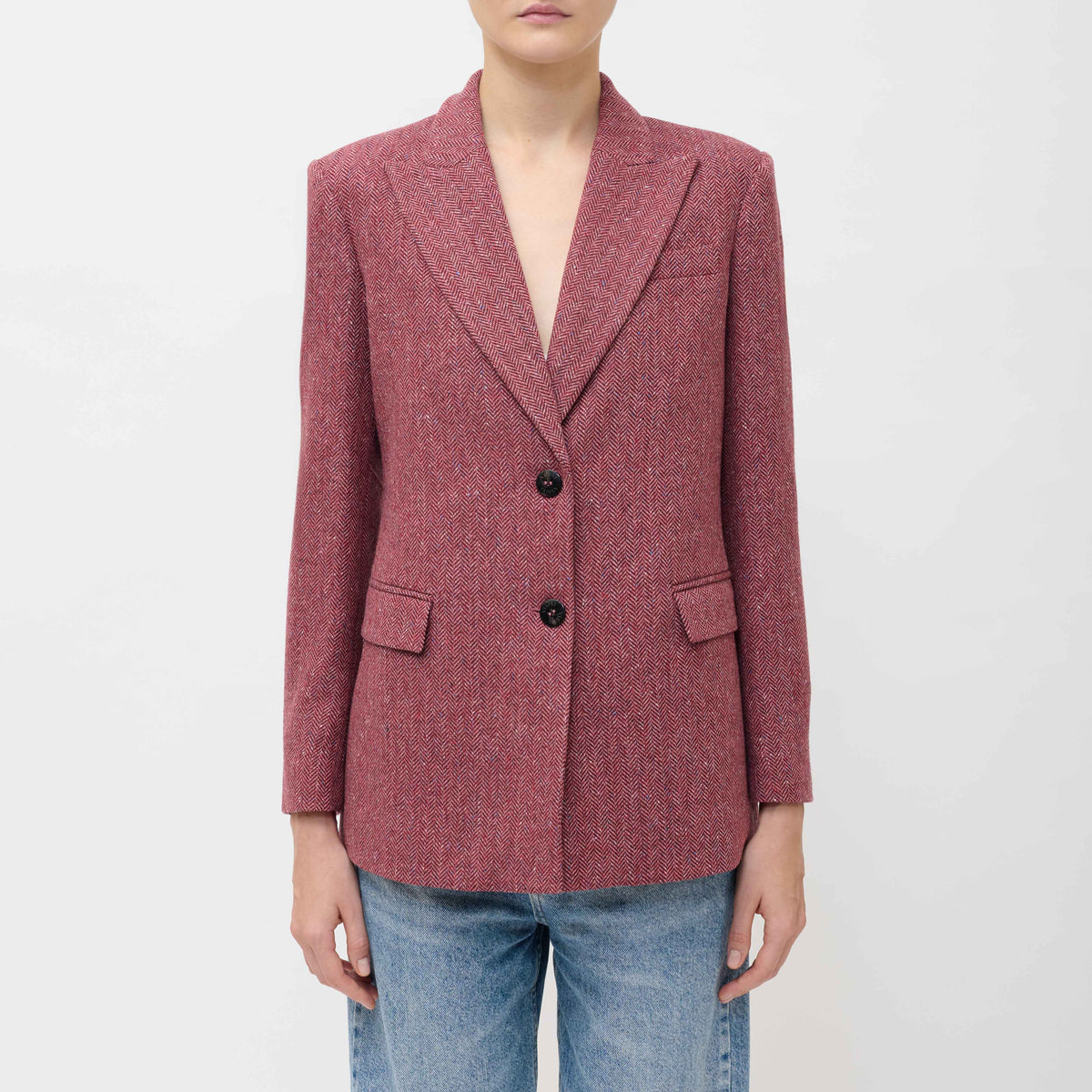 ANYWAY Herringbone Blazer