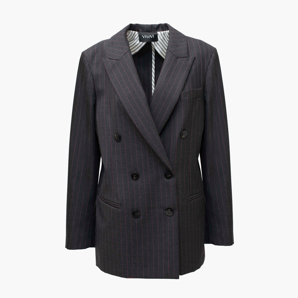 VICTORY Pinstripe Blazer