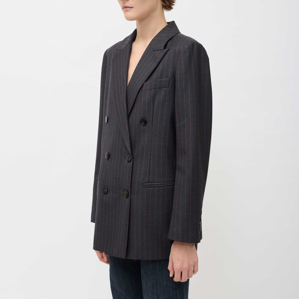 VICTORY Pinstripe Blazer