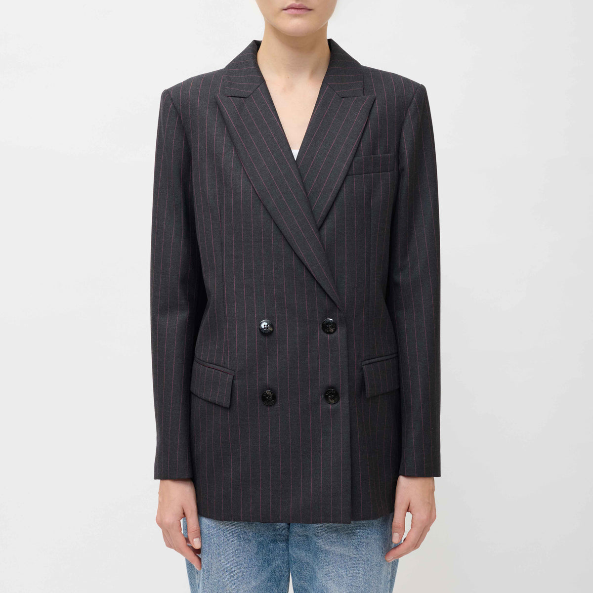 MOVE Pinstripe Blazer