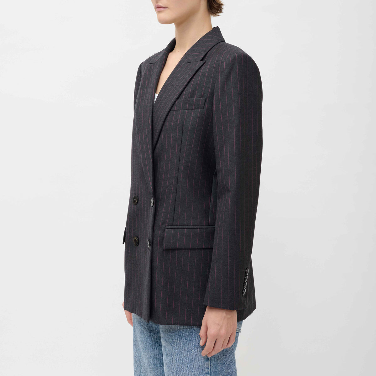 MOVE Pinstripe Blazer