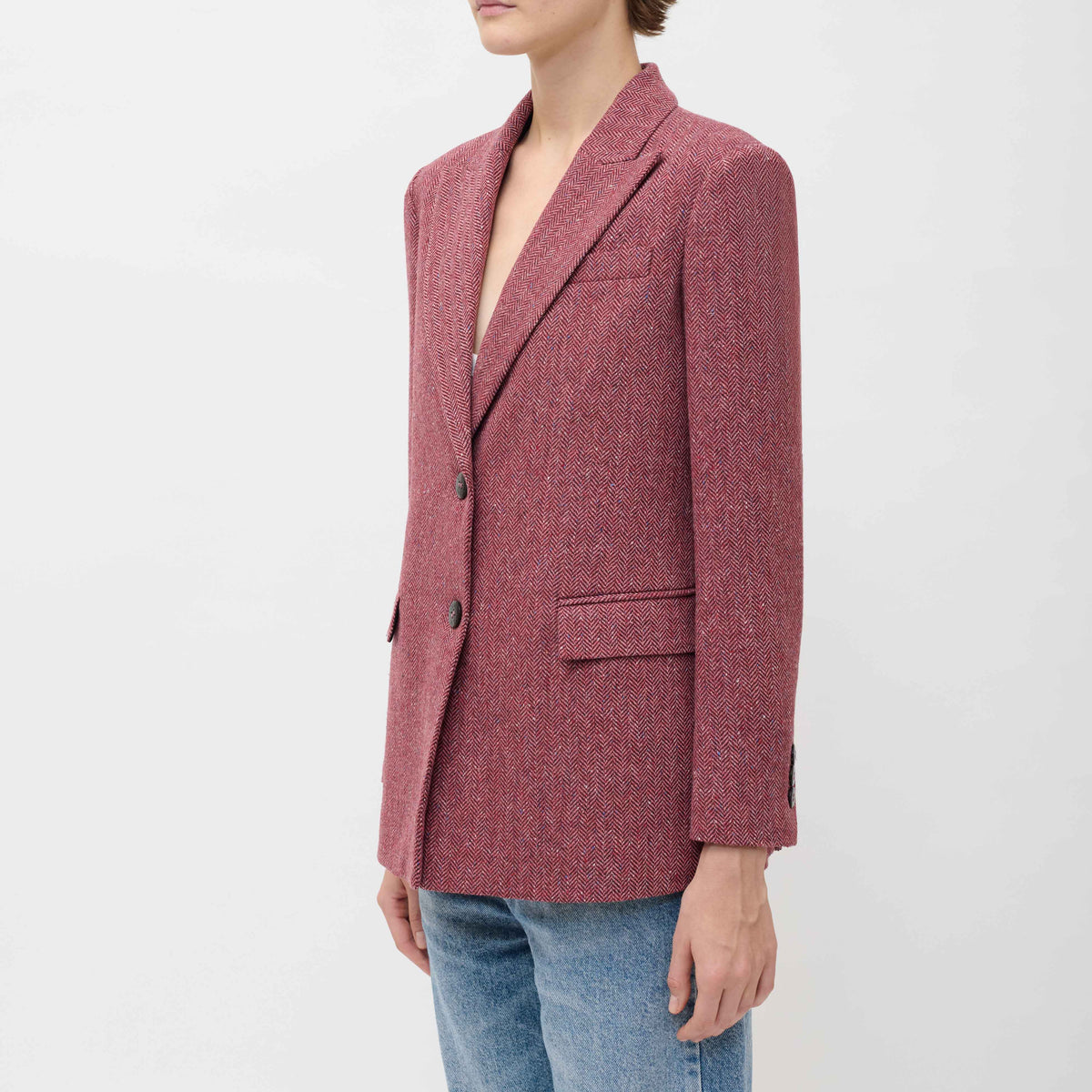 ANYWAY Herringbone Blazer